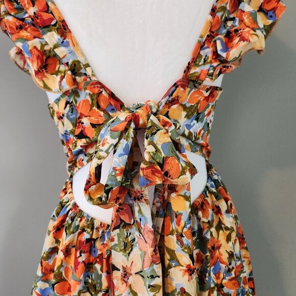 NWT CupShe Floral Mini Dress Size Medium - Picture 9 of 16